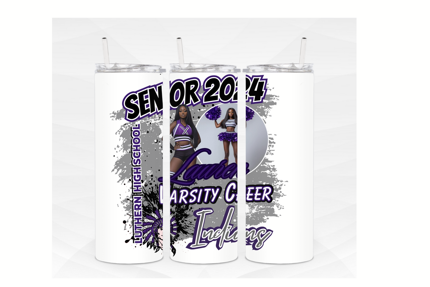 Personalized Cheerleading Tumbler