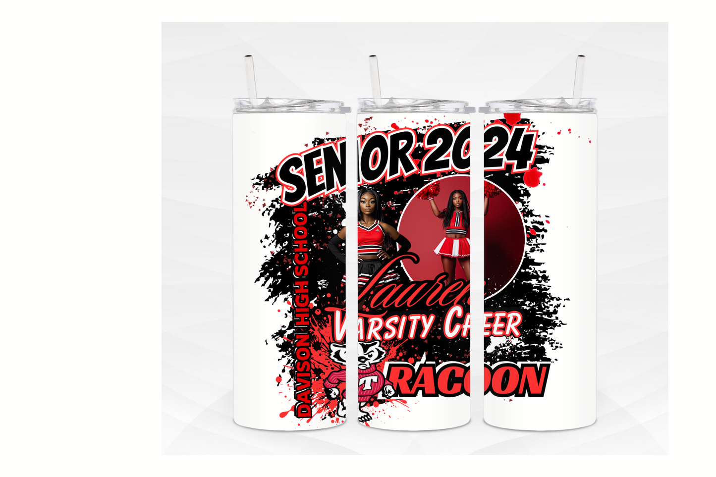 Personalized Cheerleading Tumbler