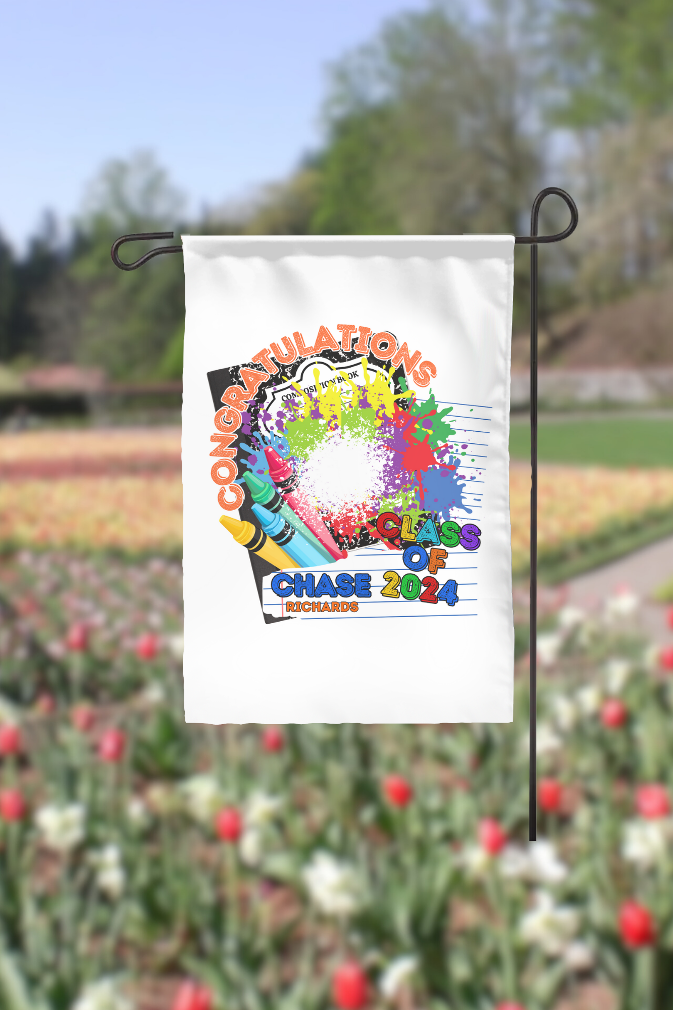 Kindergarten Graduation Yard Flags class of 2024