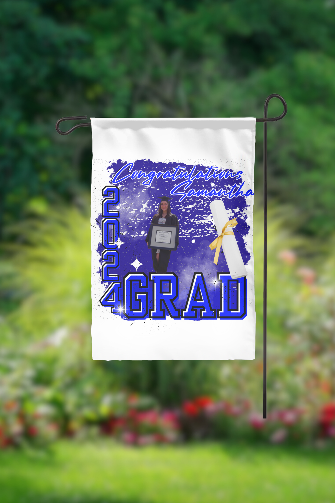 Graduation Yard Flags class of 2024