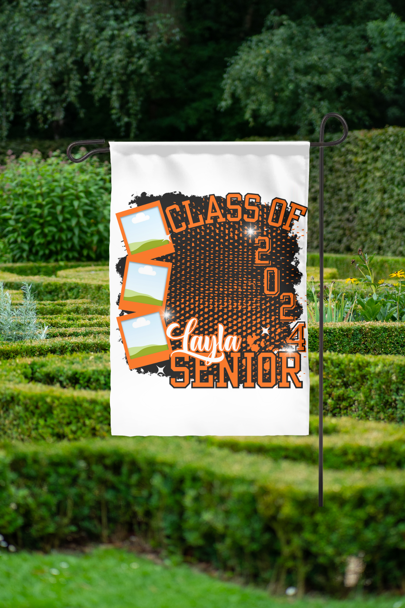 Graduation Yard Flags class of 2024