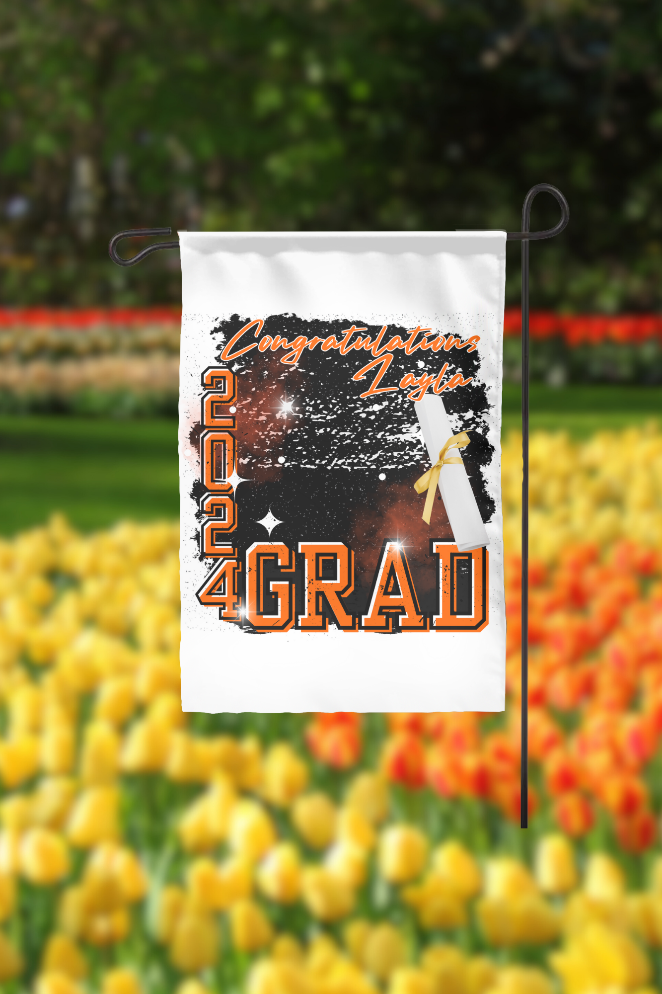 Graduation Yard Flags class of 2024