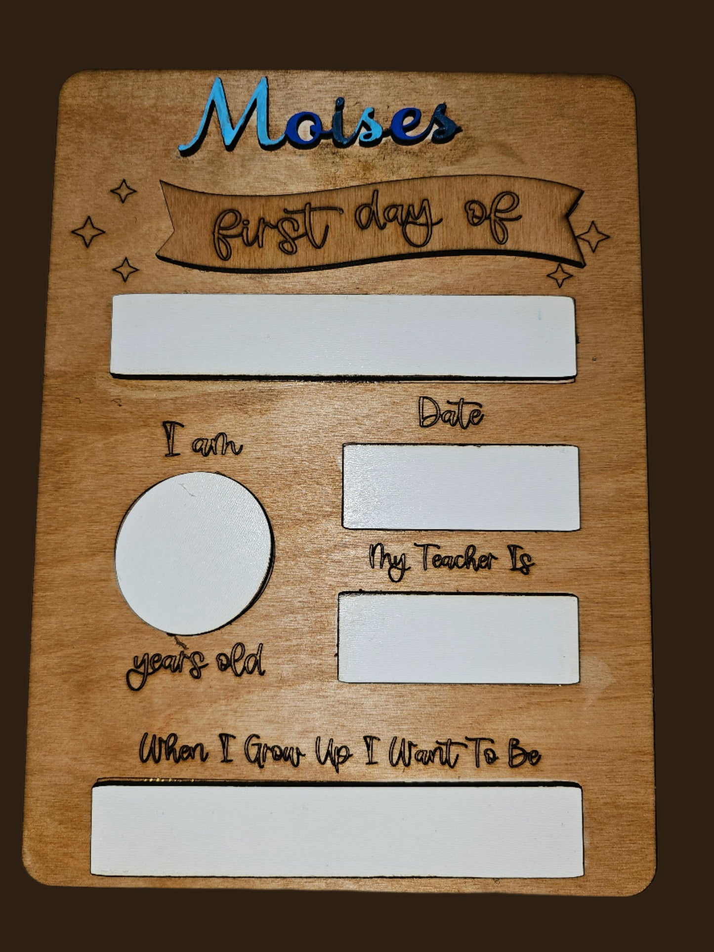 School Photo Plaque