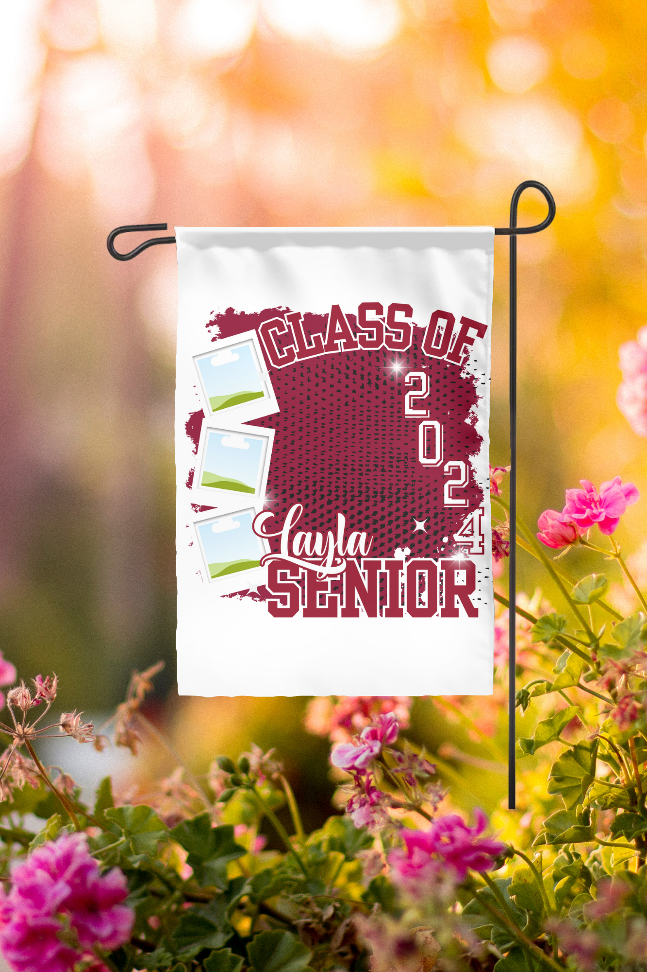 Graduation Yard Flags class of 2024