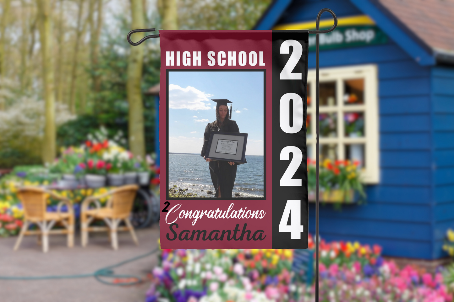 Graduation Yard Flags