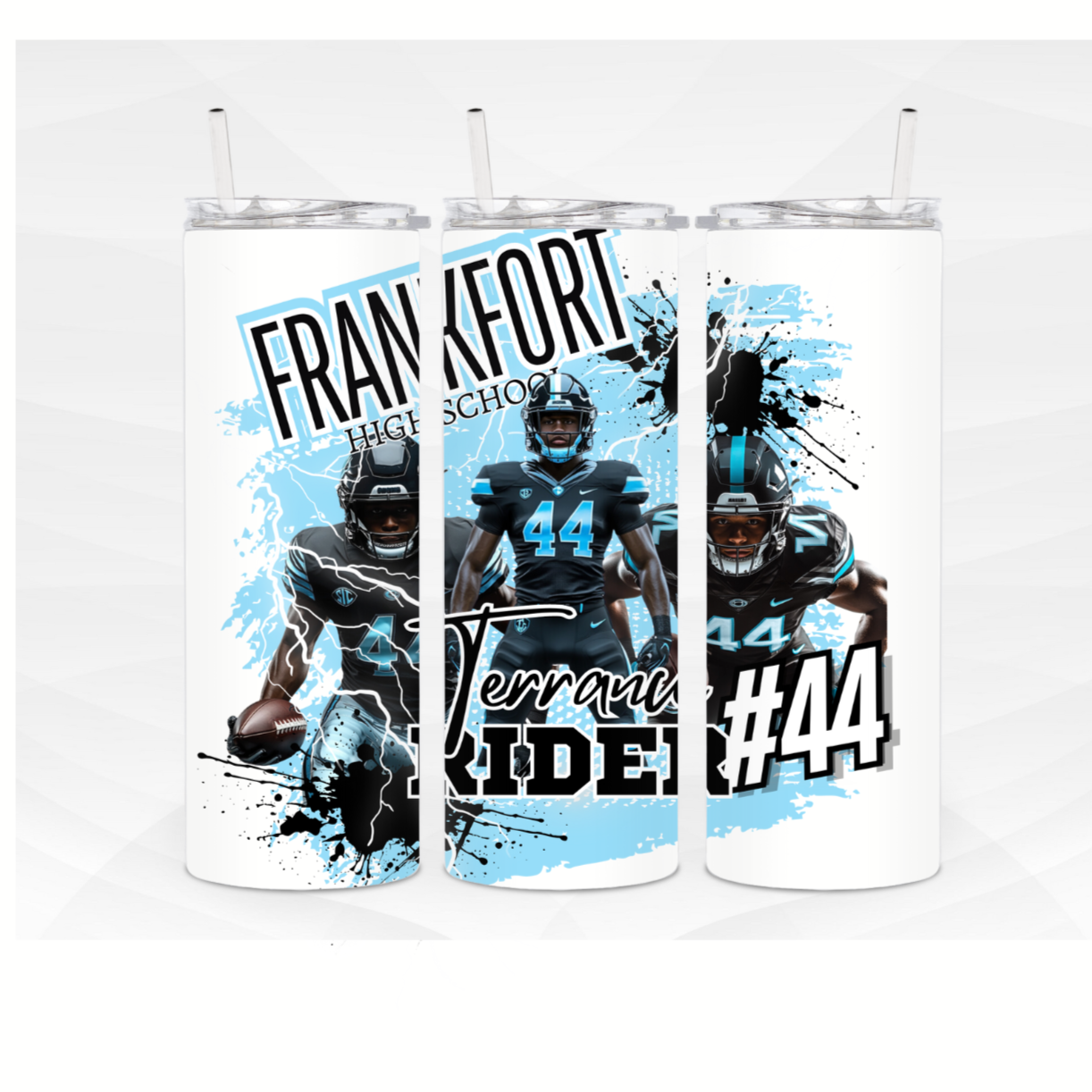 Personalized football Tumbler