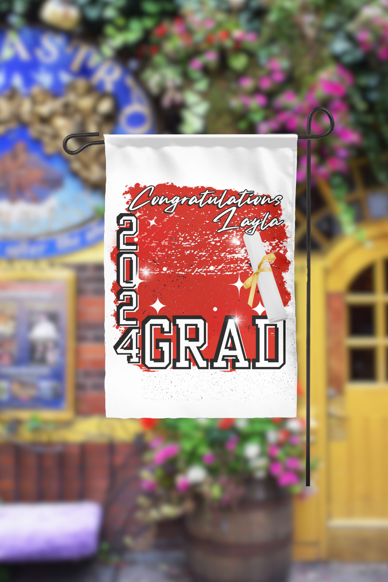 Graduation Yard Flags class of 2024