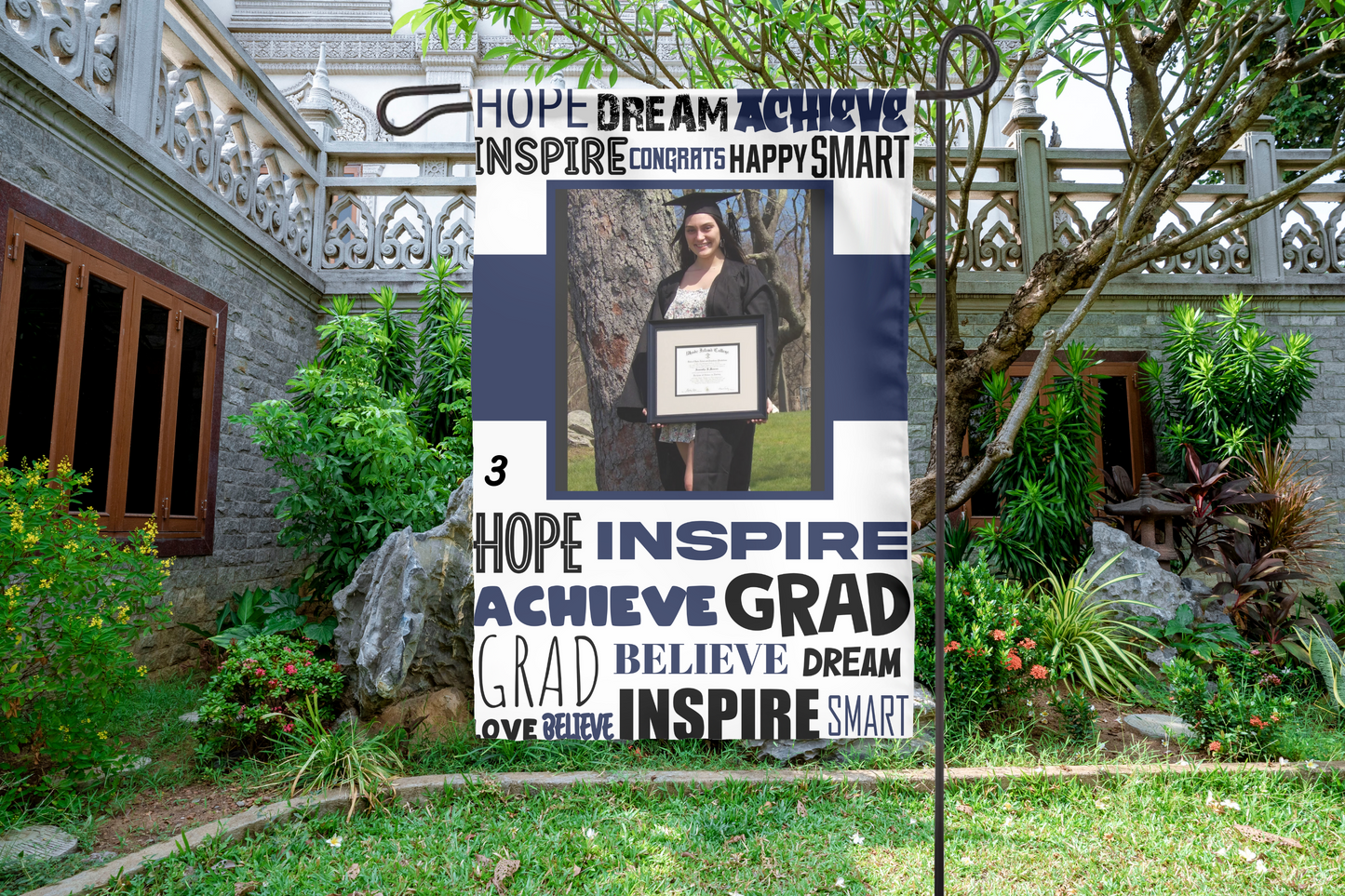 Graduation Yard Flags