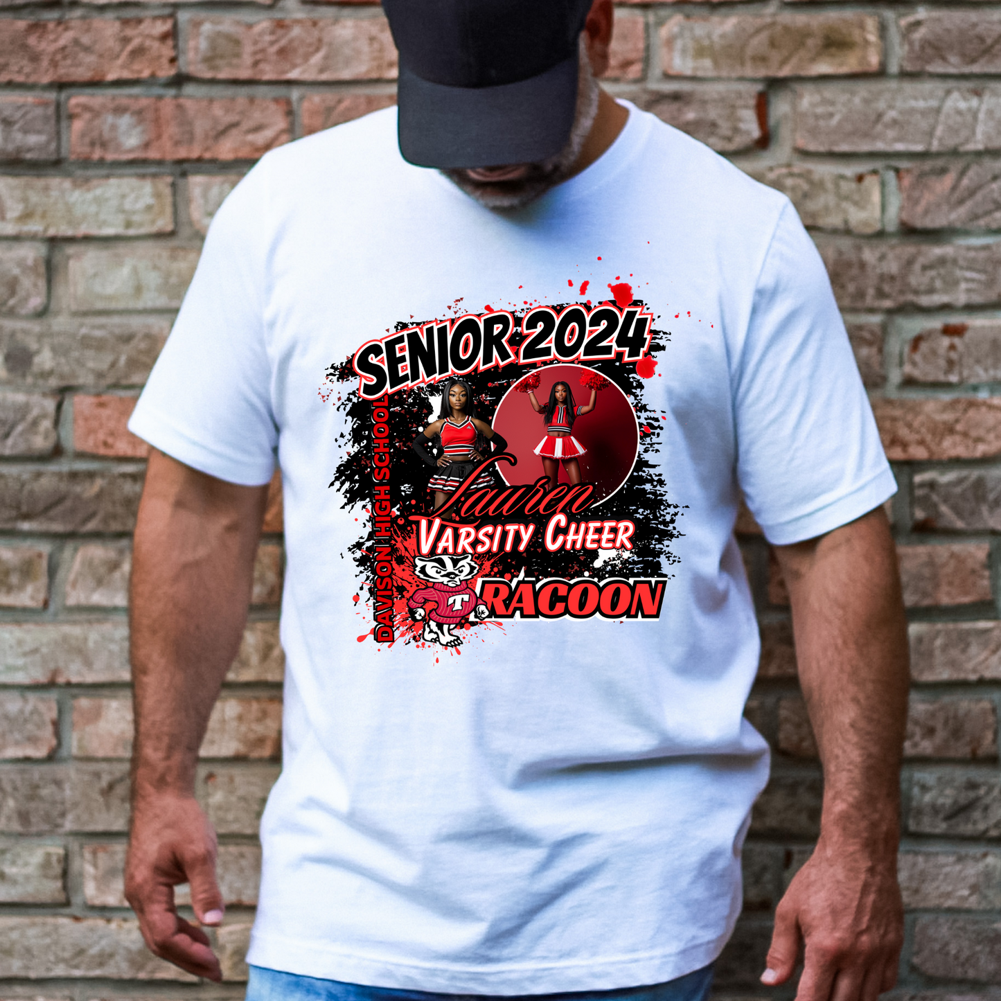 Custom personalized Cheerleader shirt