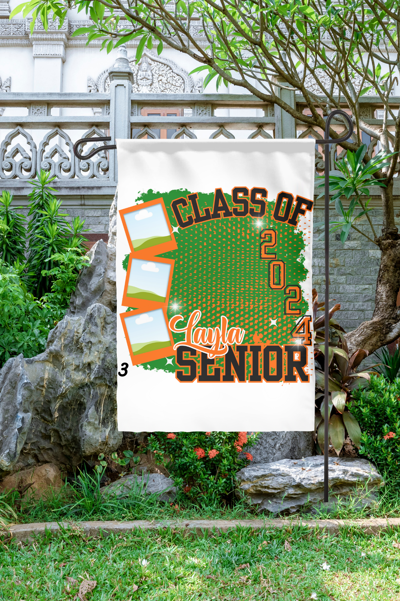 Graduation Yard Flags class of 2024