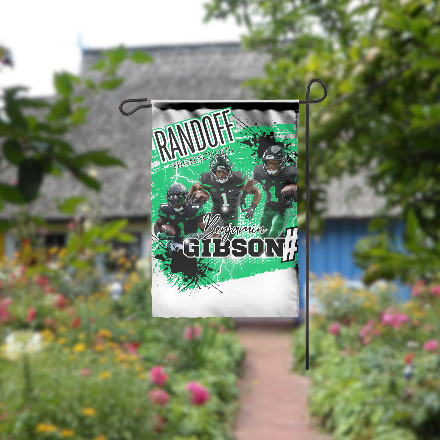 Custom Football yard flag