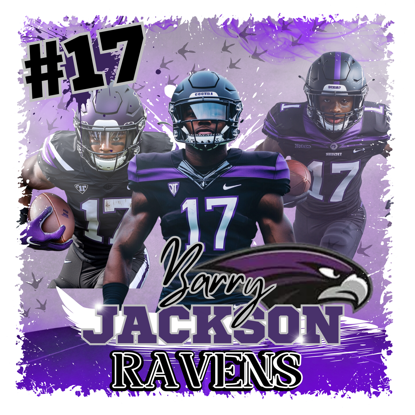 Custom Football yard flag