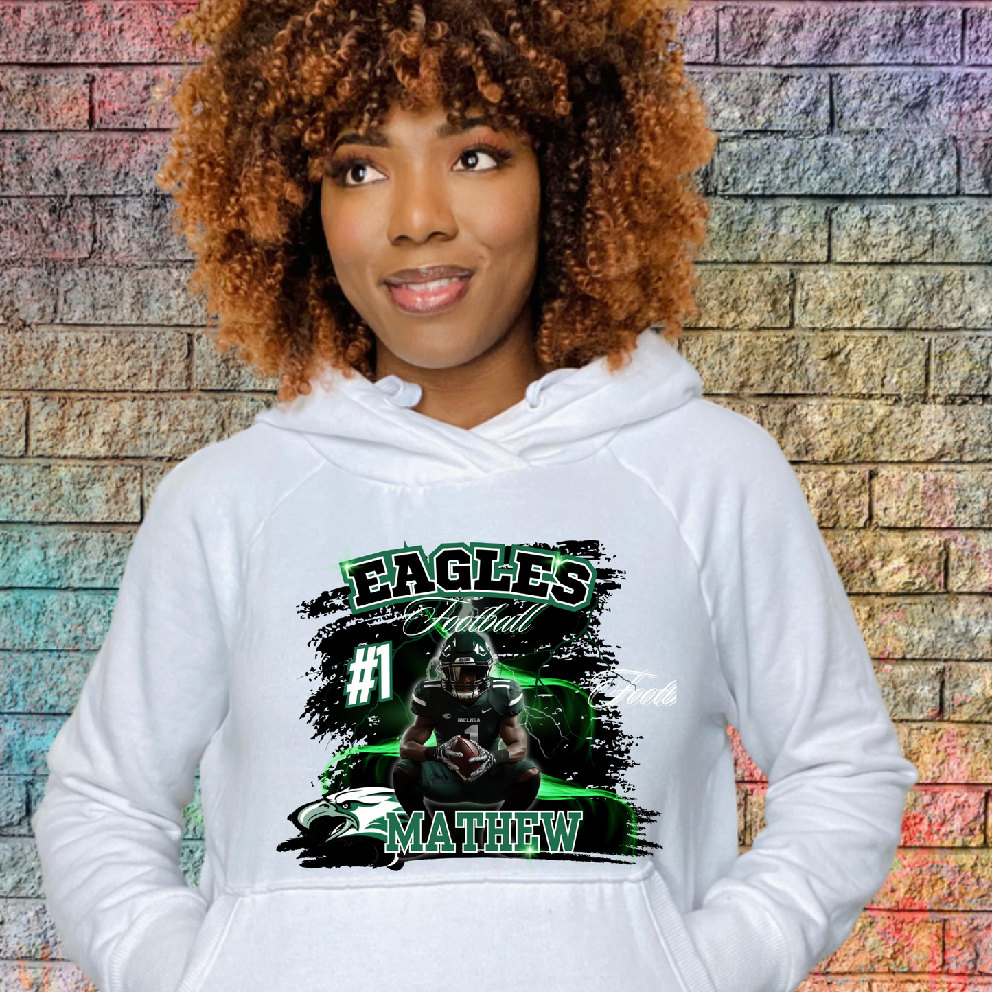 Custom personalized football Hoodie
