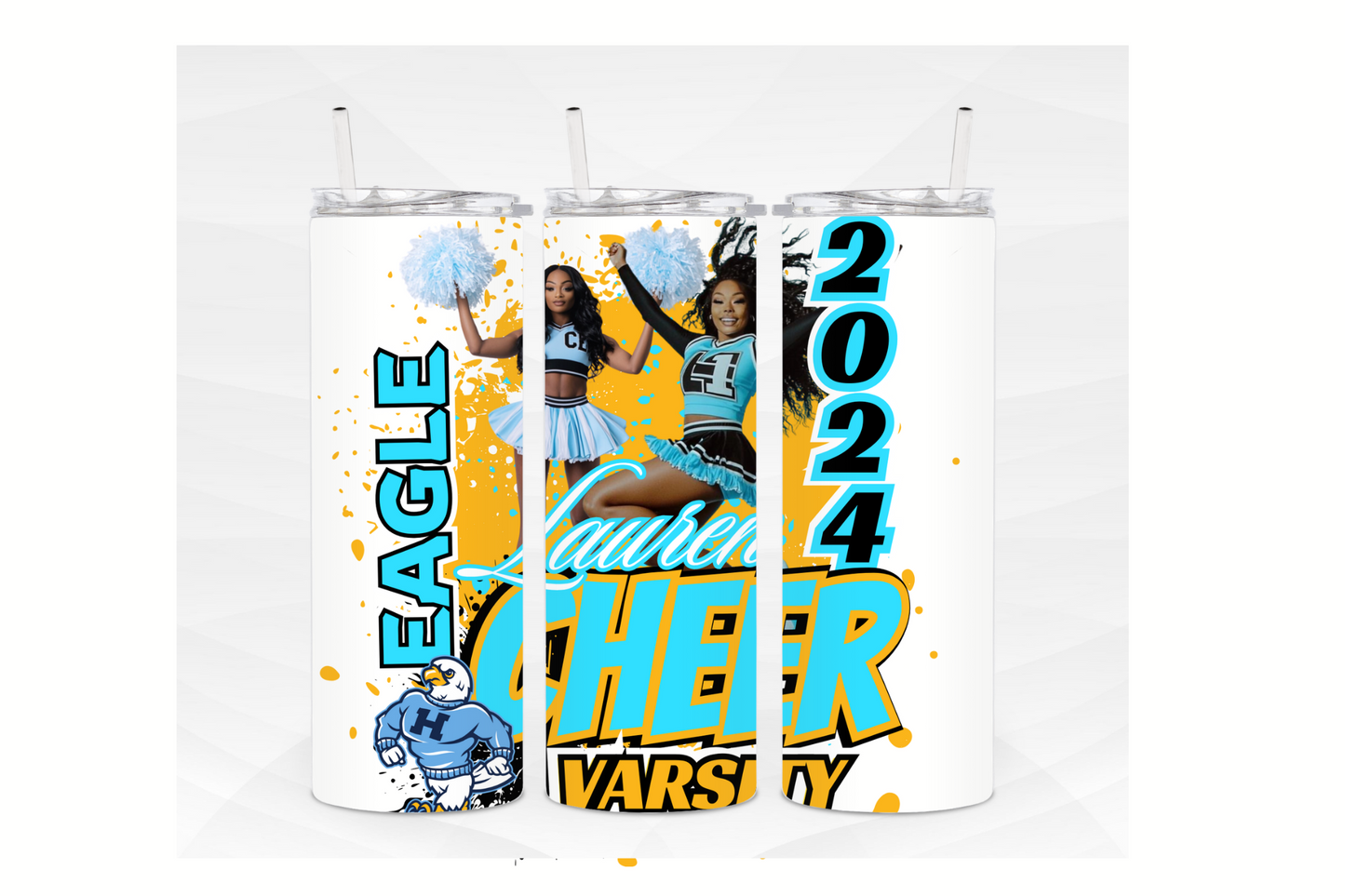 Personalized Cheerleading Tumbler