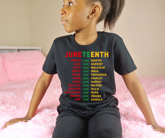 Dream Like Martin, Lead Like Harriet Unisex Toddler T-Shirt