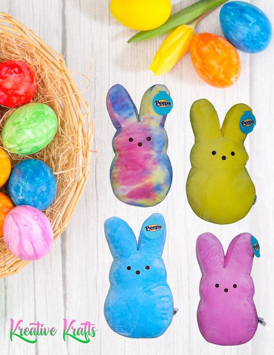 Personalized stuffed 15" Peeps for Easter