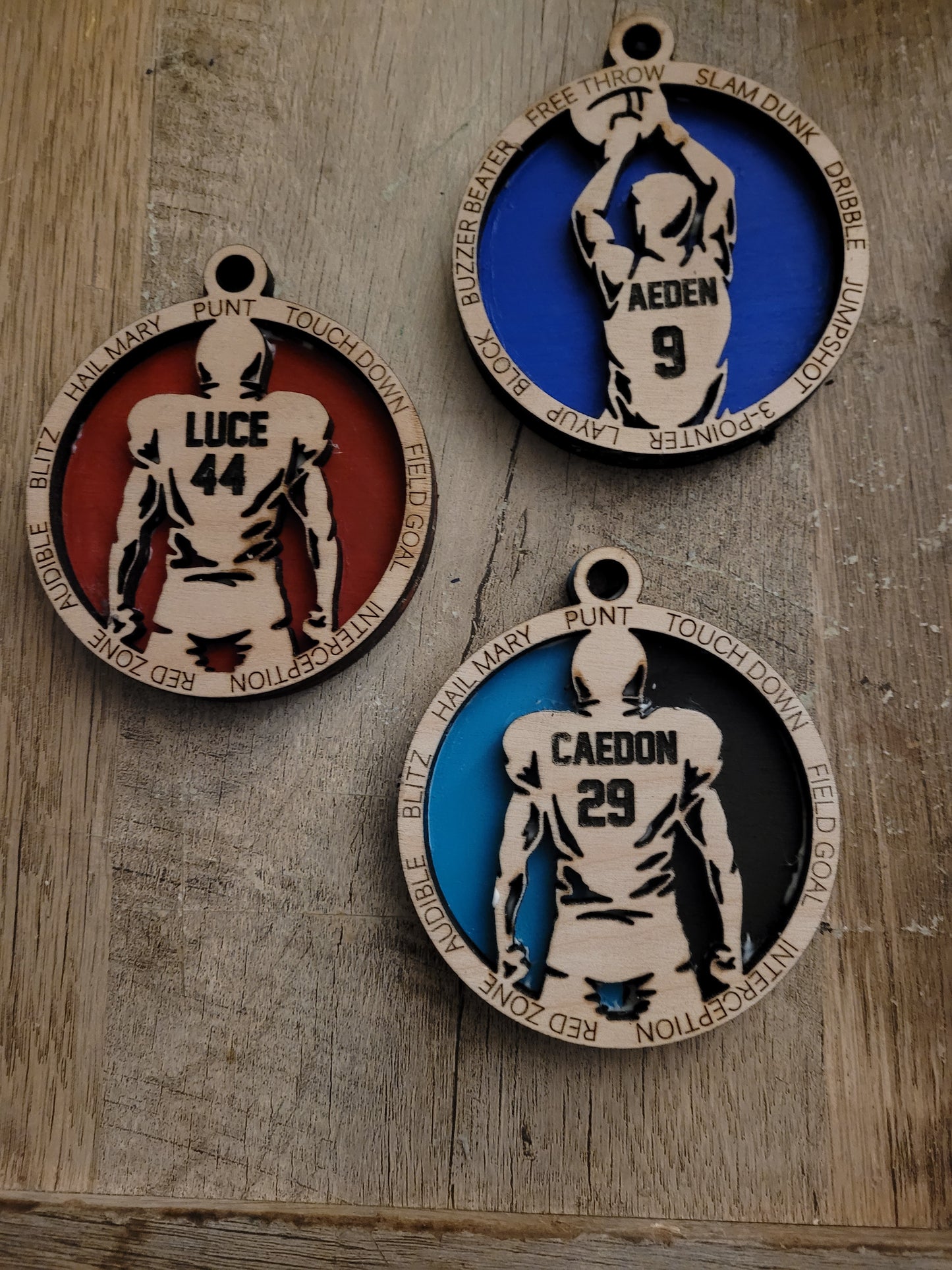 Basketball ornament personalized