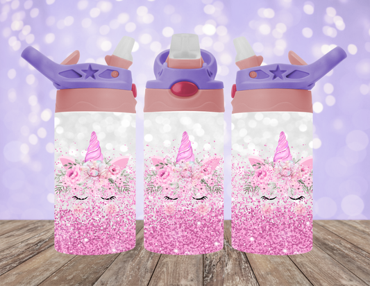 Pink Unicorn Kids tumbler
