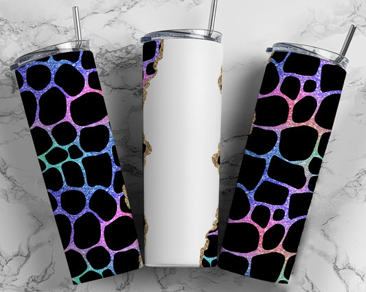 Black Glitter Tumbler