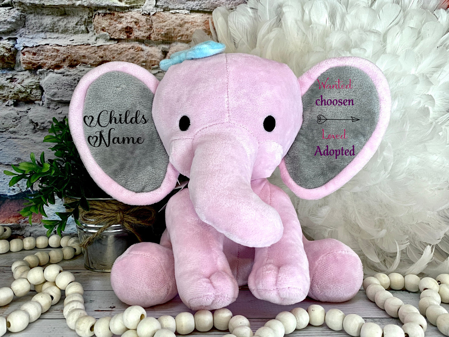 Keepsake customizes  Elephant Plush