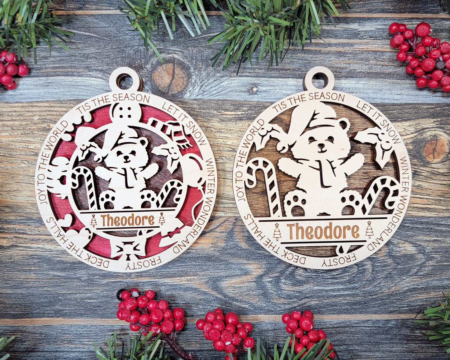 Tiny Tots kids personalized ornaments