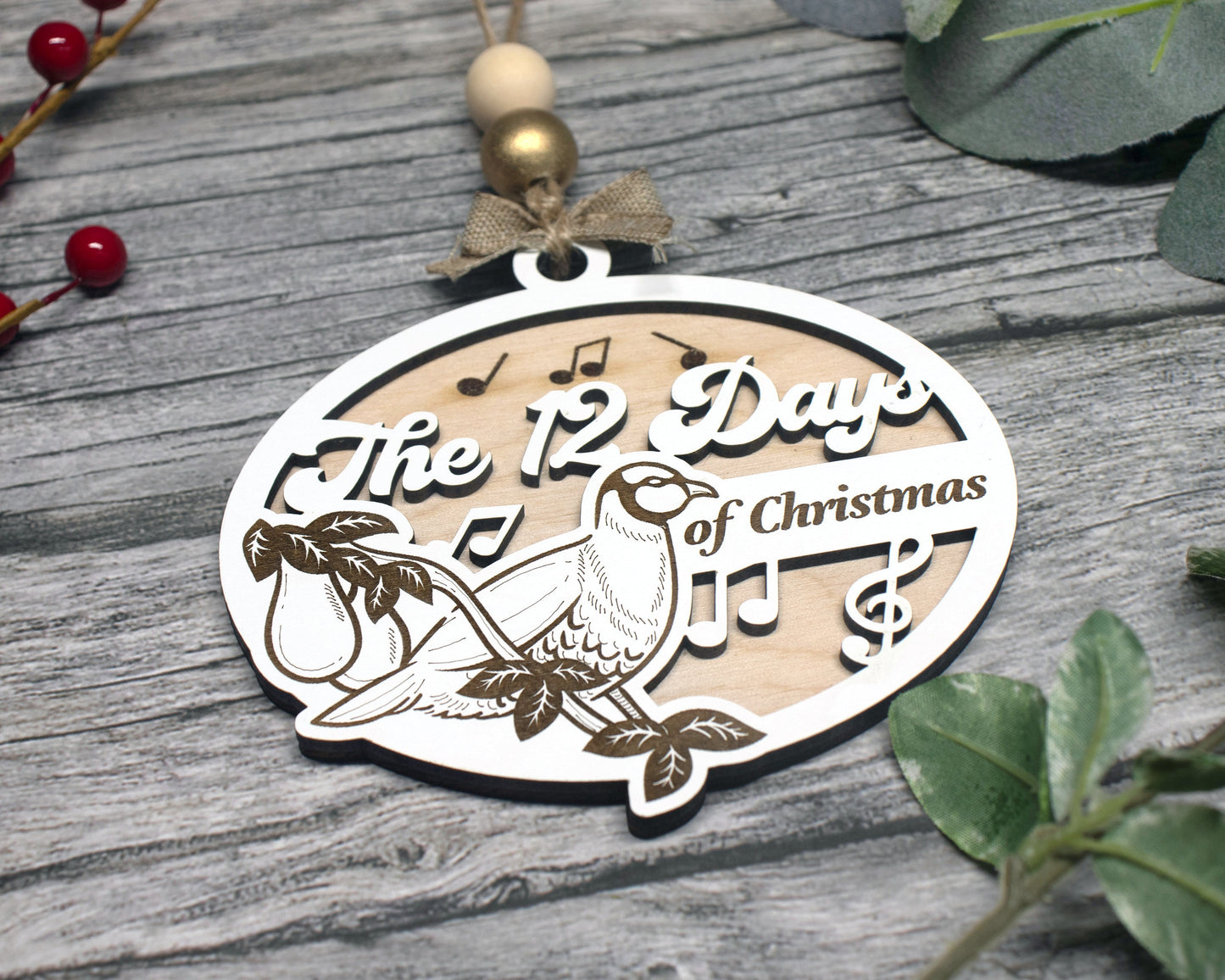 Christmas carol ornament