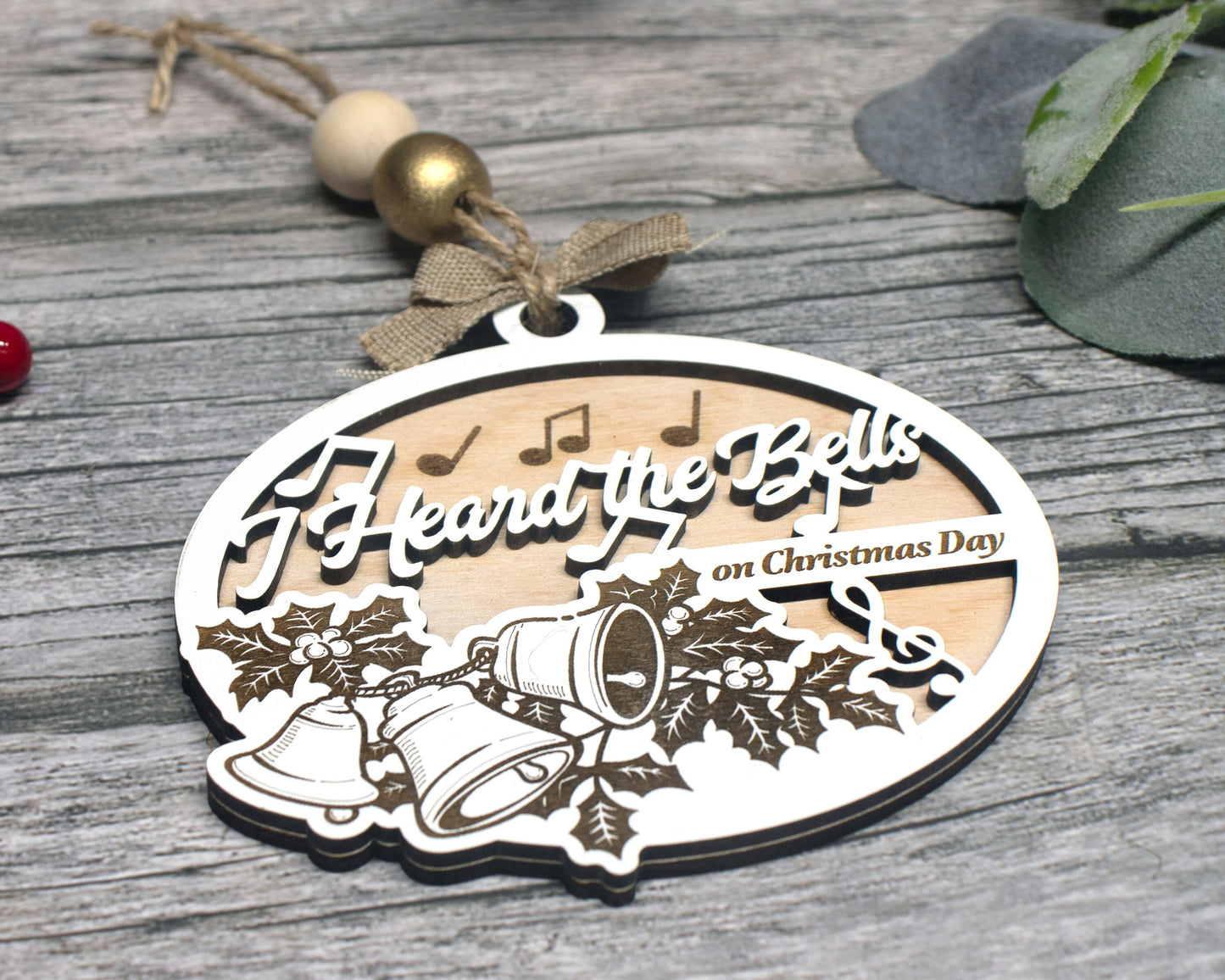 Christmas carol ornament