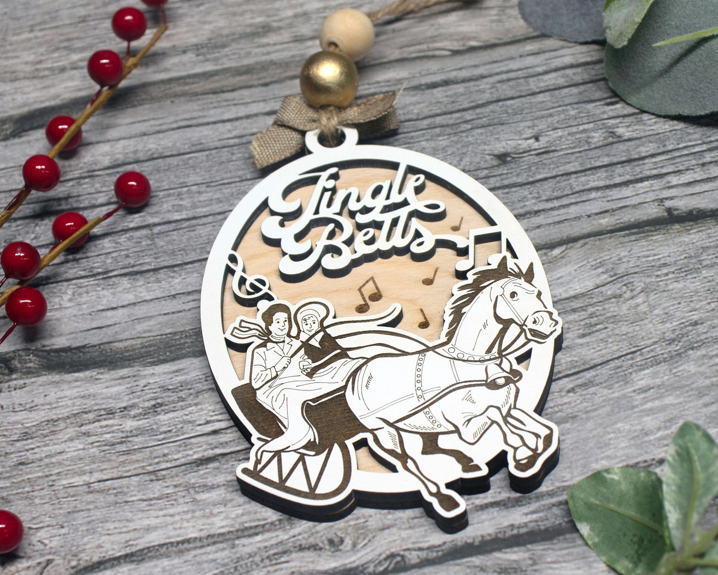 Christmas carol ornament