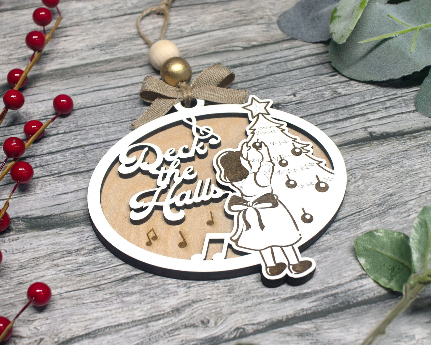 Christmas carol ornament