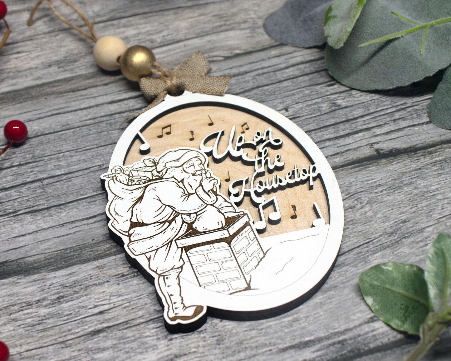 Christmas carol ornament