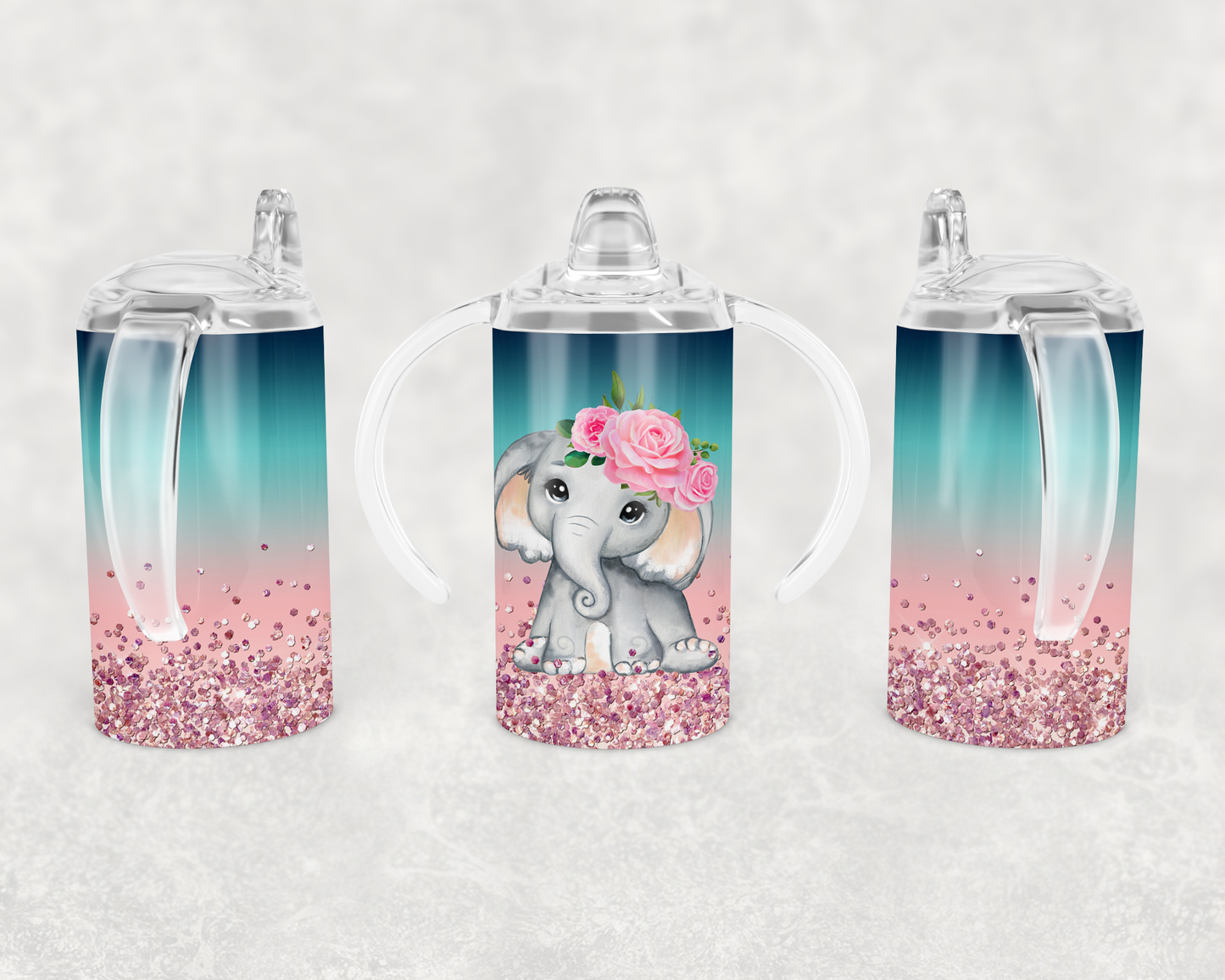 Elephant sippy cup
