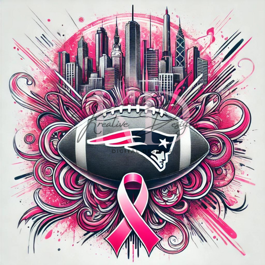 Patriots Football teams Breast cancer digital download