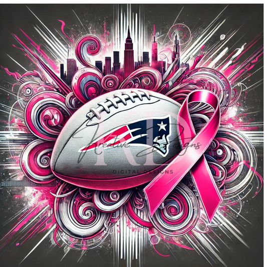 Patriots Breast Cancer Bundle PNG