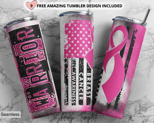 Warrior Breast Cancer Tumbler