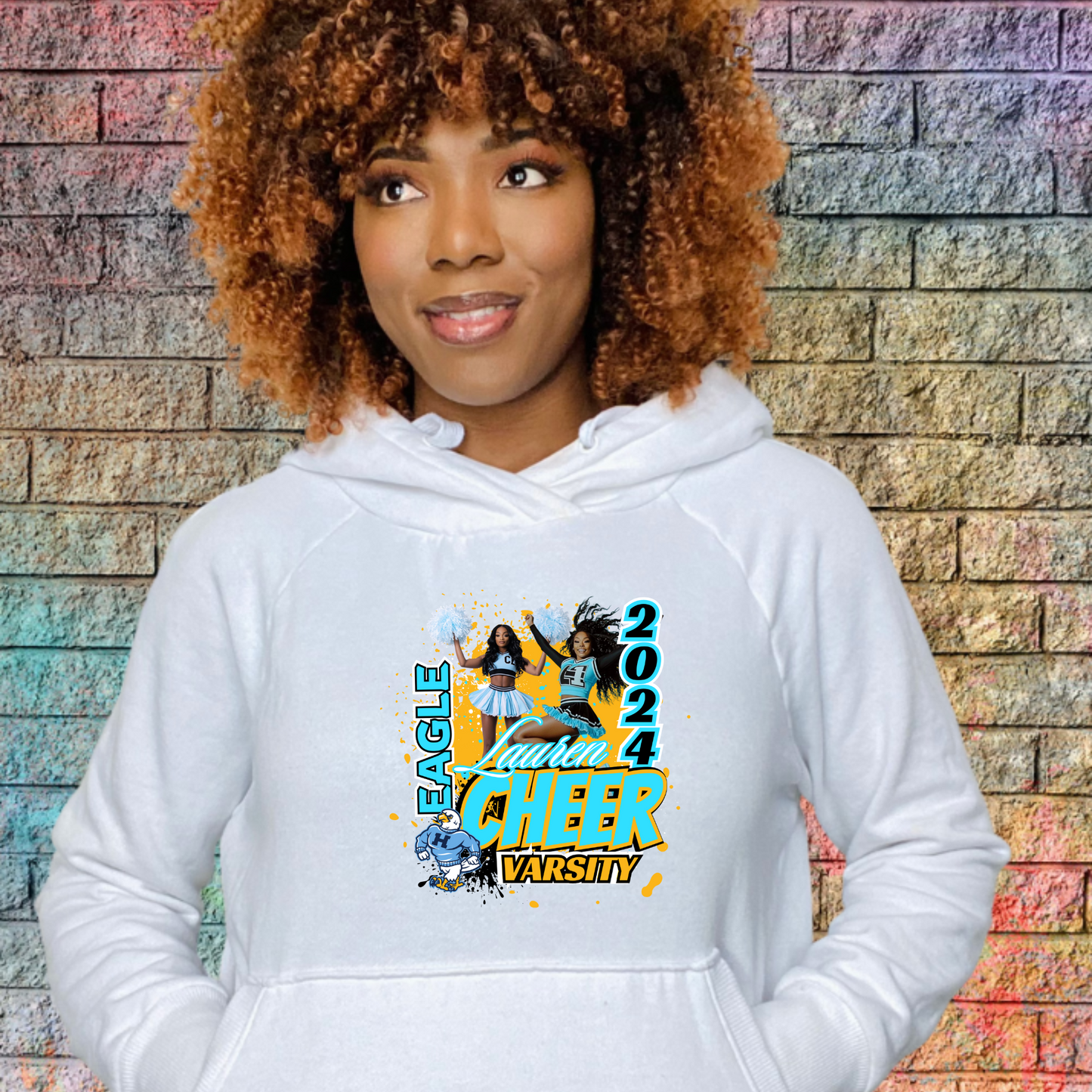 Personalized Cheerleader Hoodie