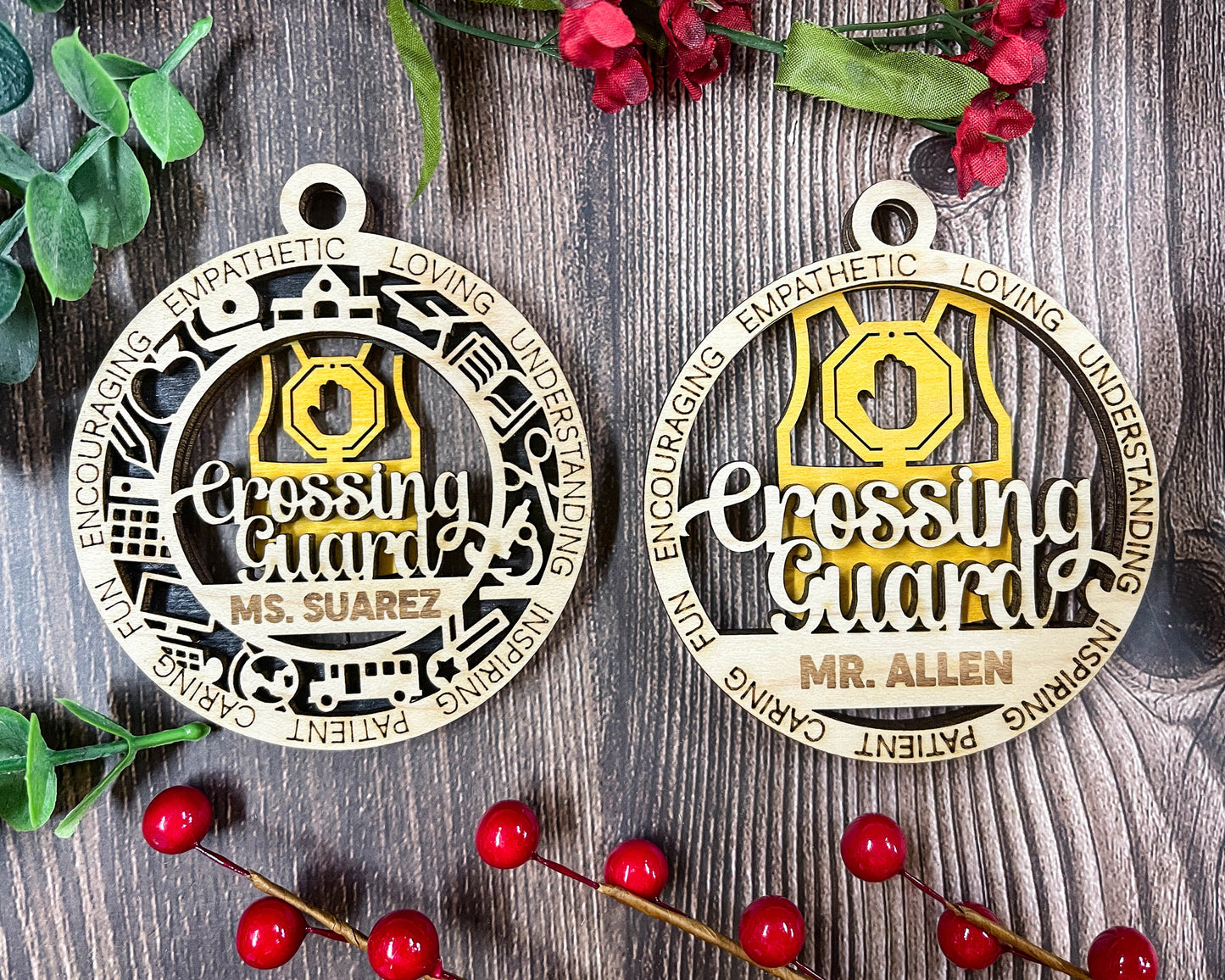 Crossing Guard personalized ornaments