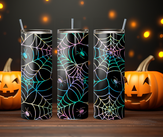 Halloween Spider Webbed Tumbler