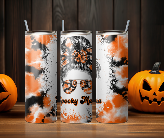 Spooky Mama Halloween Tumbler