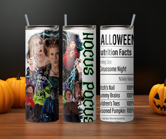 Hocus Pocus Nutrition Facts Tumbler