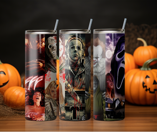 Scary Halloween Tumbler