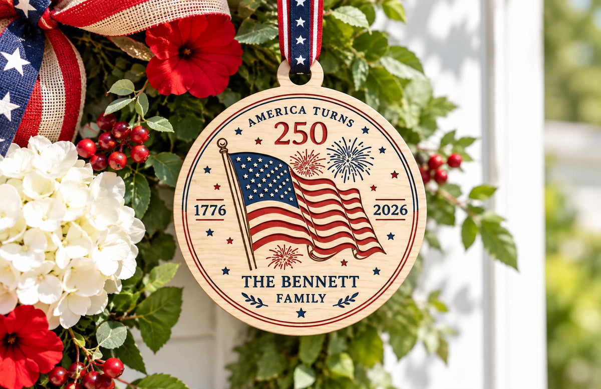 America 250 Anniversary Ornament