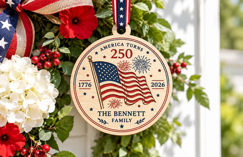 America 250 Anniversary Ornament