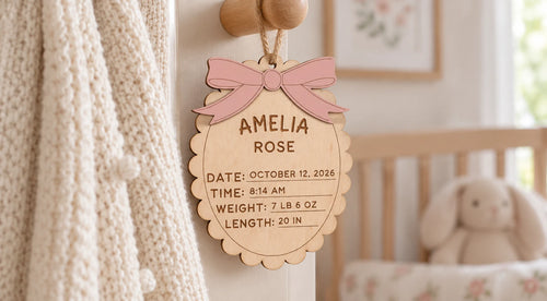 Baby Birth Stats Ornament
