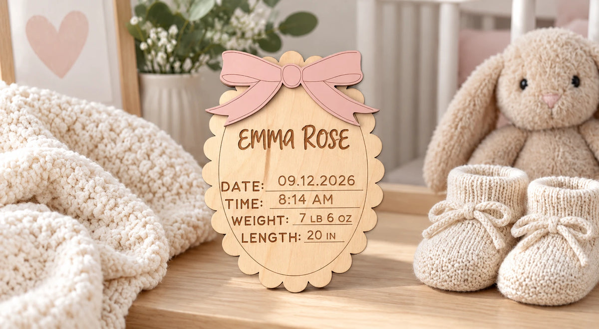 Baby Birth Stats Sign