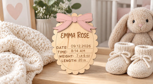 Baby Birth Stats Sign