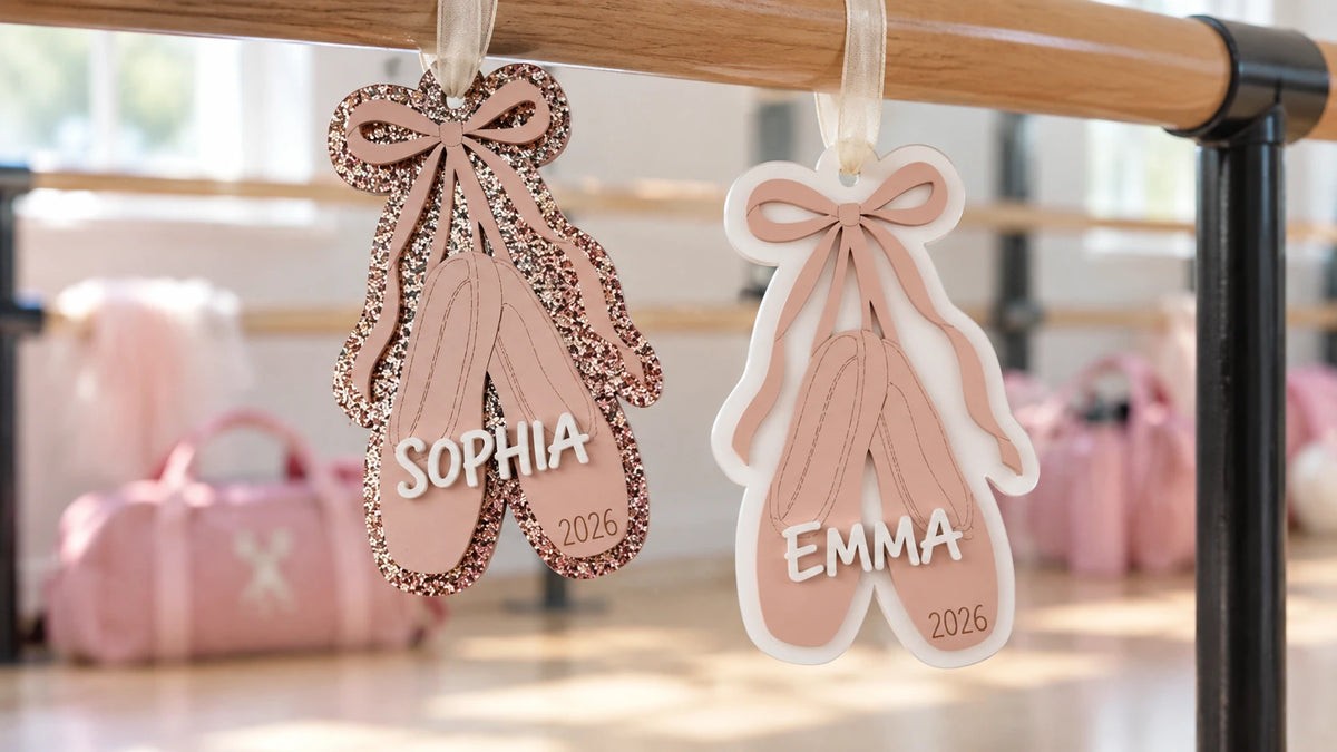 Ballet Shoes Name Ornament