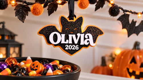 Bat Name Ornament