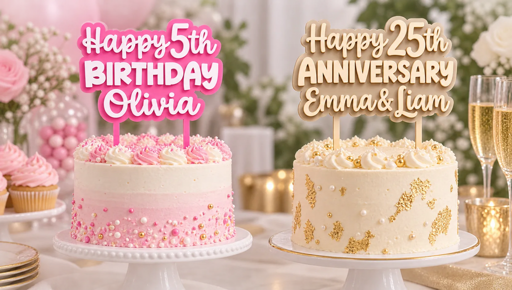 Birthday/Anniversary Cake Topper