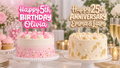 Birthday/Anniversary Cake Topper