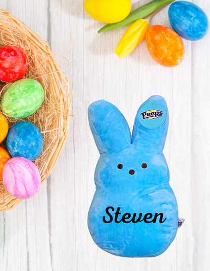 Personalized stuffed 15" Peeps for Easter